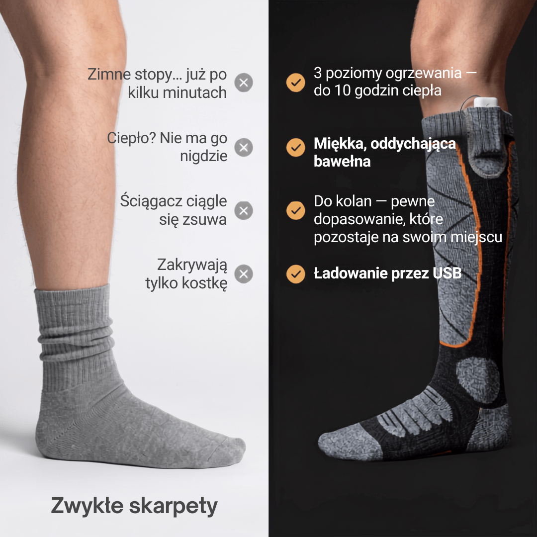 Skarpety podgrzewane z bawełny, 3 poziomy – widok 10