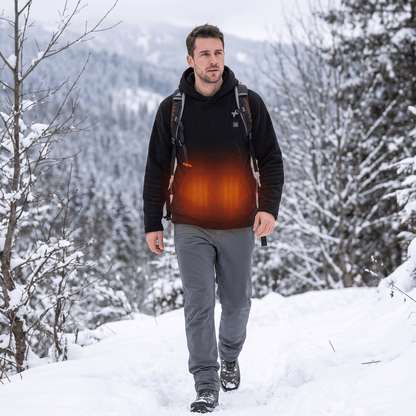 Podgrzewany Hoodie USB – Unisex Hoodie z Zamkiem