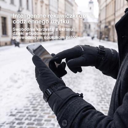 Beheizte rękawice – 3 poziomy grzania, wodoodporne i wiatroszczelne