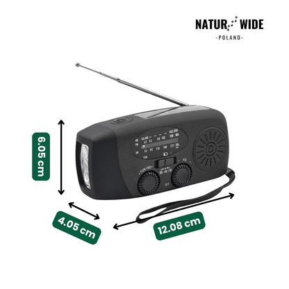 Wielofunkcyjne Radio Awaryjne – Solarne, Dynamo i Powerbank