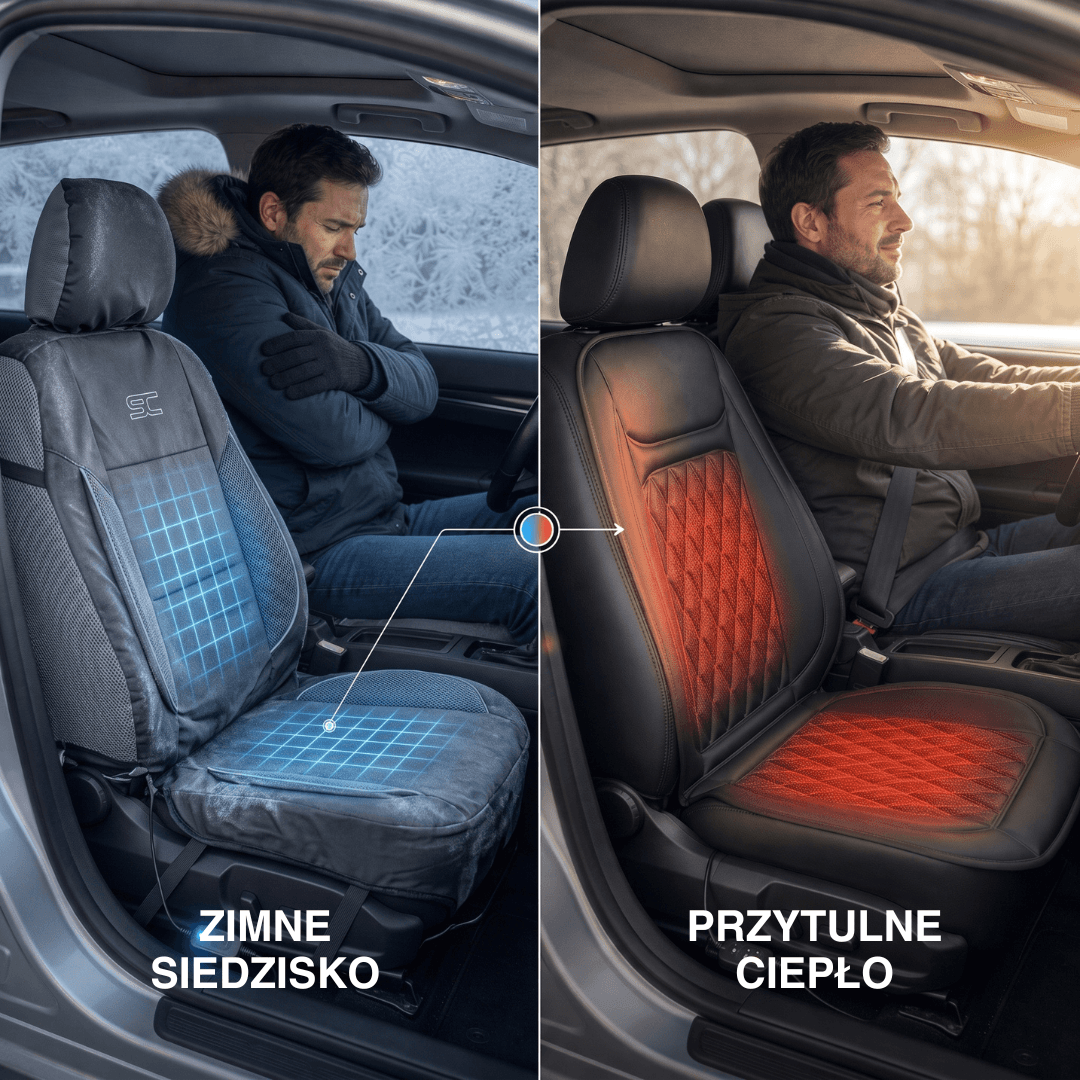 Beheizte pokrowiec na siedzenie samochodowe
