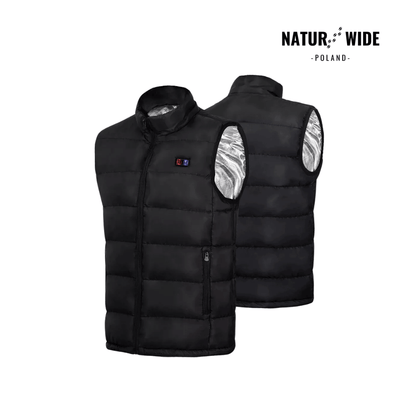 Kamizelka ogrzewająca z 9 strefami – ładowana przez USB i wodoodporna