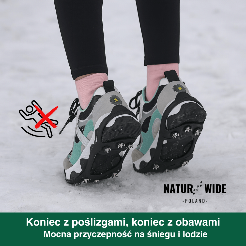 Antypoślizgowe Raki na Buty – Pewna Trakcja na Lodzie i Śniegu