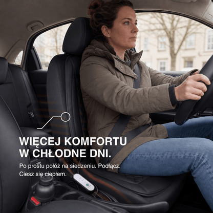 Beheizte pokrowiec na siedzenie samochodowe