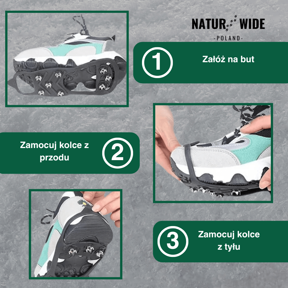 Antypoślizgowe Raki na Buty – Pewna Trakcja na Lodzie i Śniegu
