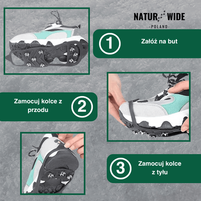 Antypoślizgowe Raki na Buty – Pewna Trakcja na Lodzie i Śniegu