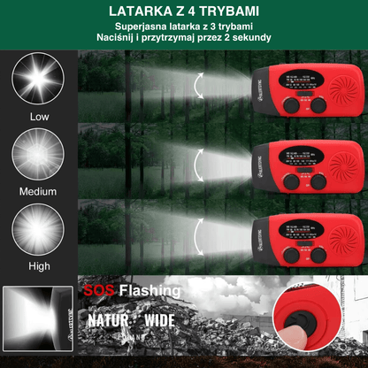 Wielofunkcyjne Radio Awaryjne – Solarne, Dynamo i Powerbank