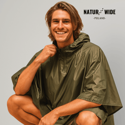 Wielofunkcyjne ponczo przeciwdeszczowe 3-w-1 – folia gruntowa i lekki namiot