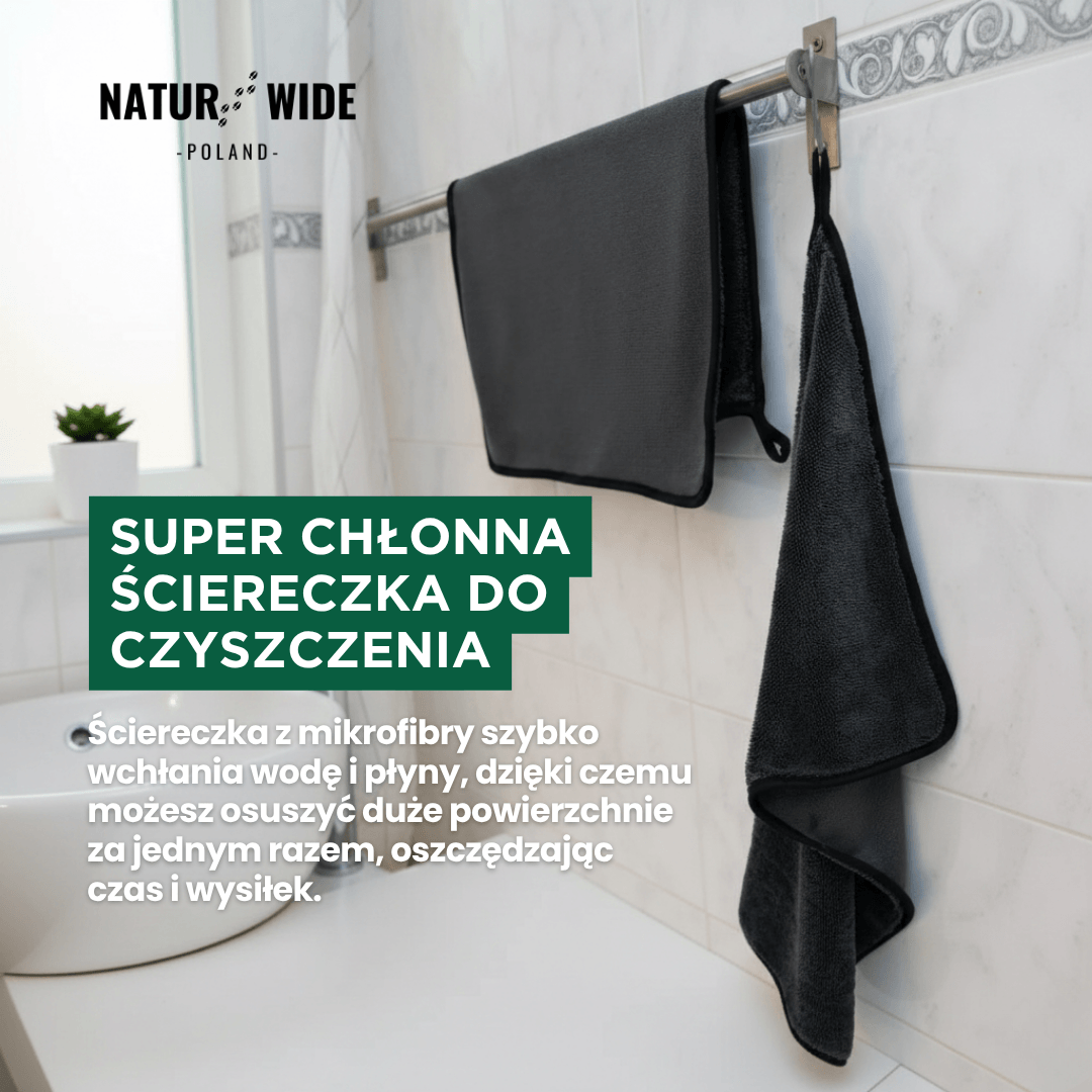 Ściereczka do suszenia Ultra XXL – premium mikrofibra do samochodu