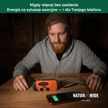 Wielofunkcyjne Radio Awaryjne – Solarne, Dynamo i Powerbank