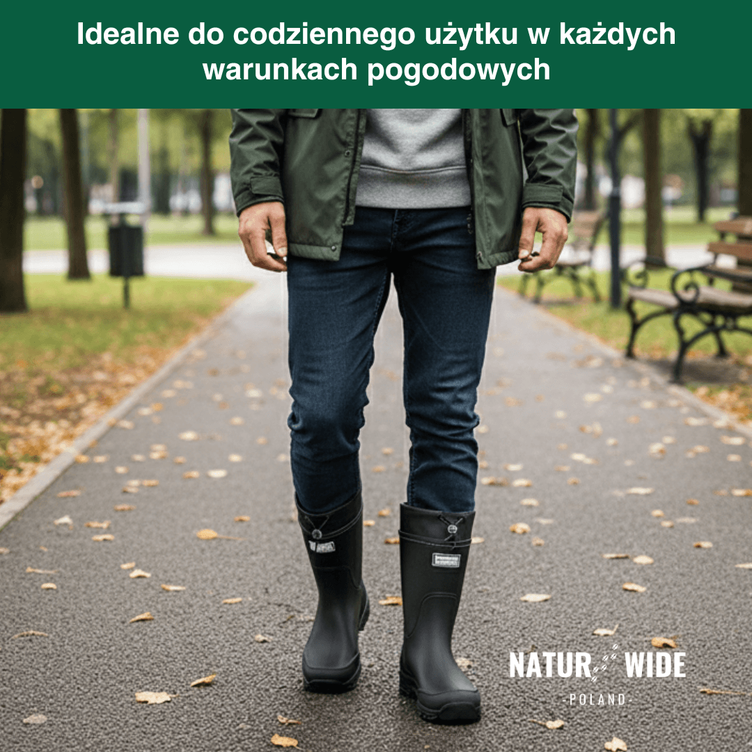 Uniwersalne Wodoodporne Buty Outdoor – Antypoślizgowe z Trwałego PVC