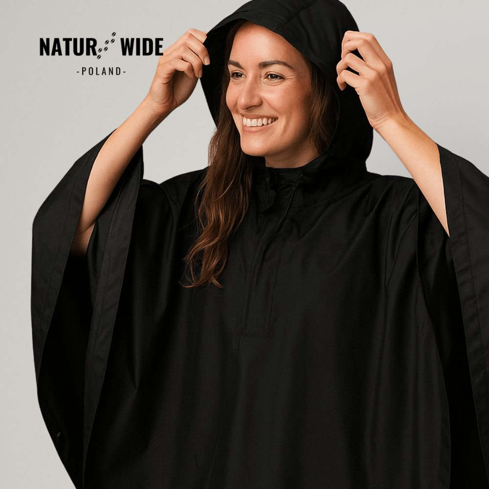 Wielofunkcyjne ponczo przeciwdeszczowe 3-w-1 – folia gruntowa i lekki namiot