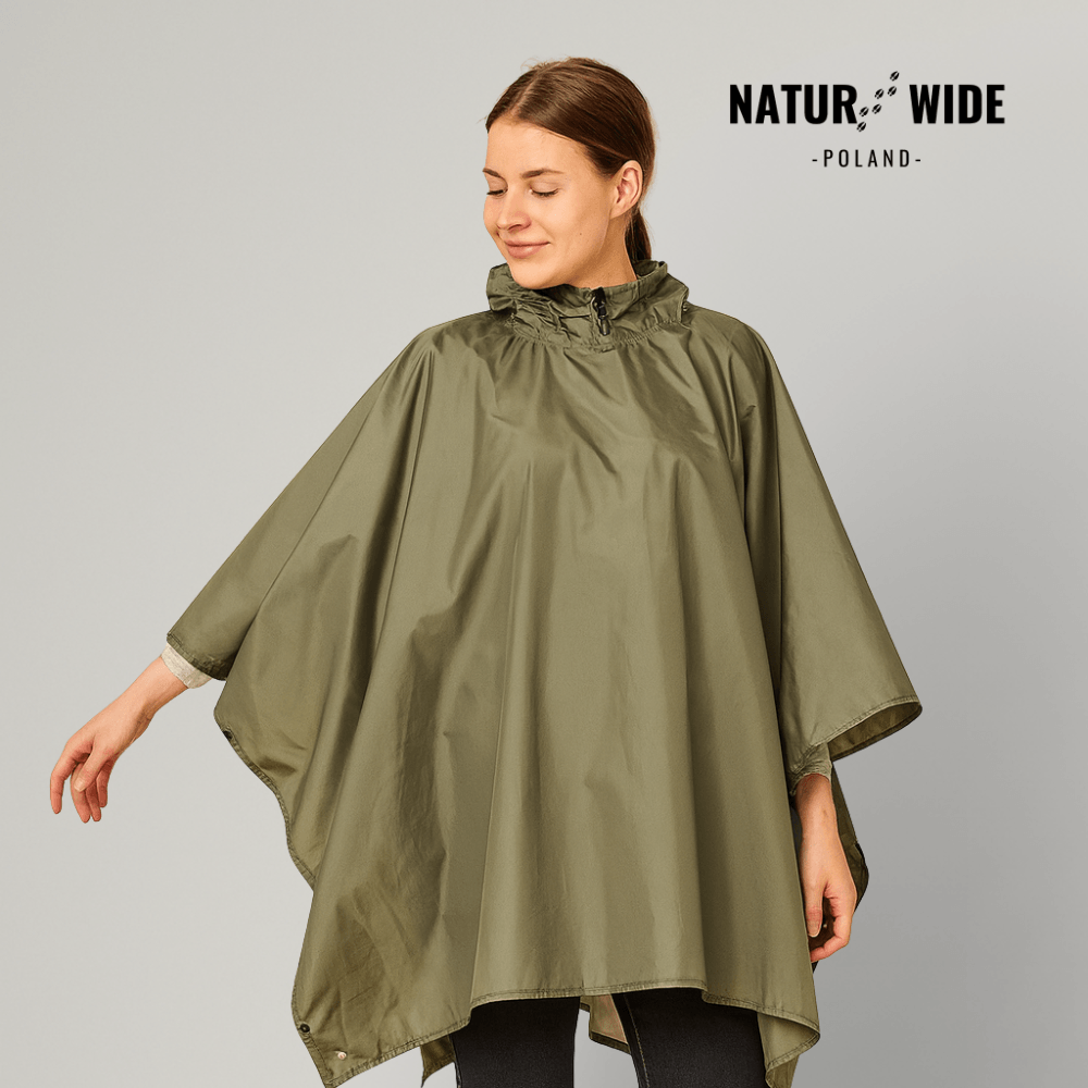 Wielofunkcyjne ponczo przeciwdeszczowe 3-w-1 – folia gruntowa i lekki namiot