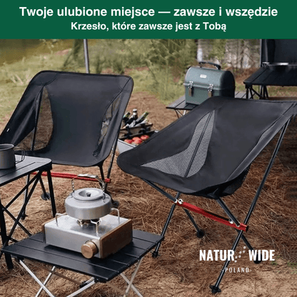 Naturwide składane krzesło kempingowe Pro – ultralekkie