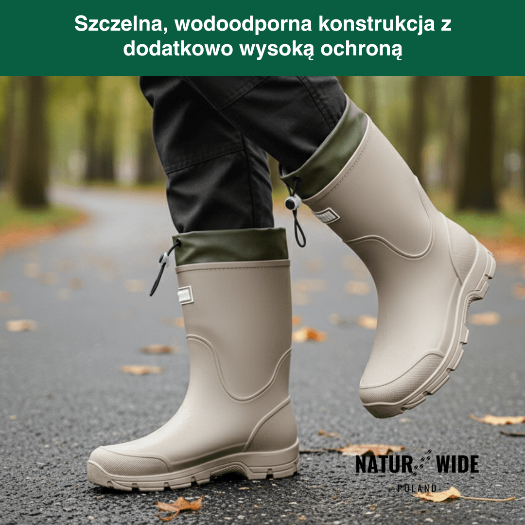 Uniwersalne Wodoodporne Buty Outdoor – Antypoślizgowe z Trwałego PVC