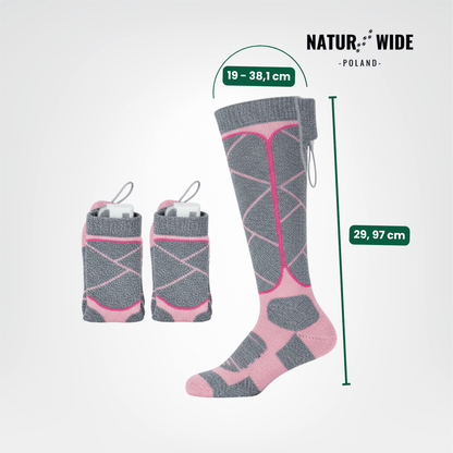 Podgrzewane skarpety – idealne na narty, outdoor i zimę