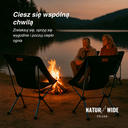 Naturwide składane krzesło kempingowe Pro – ultralekkie
