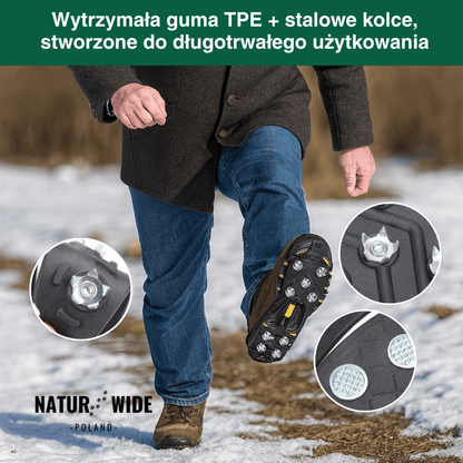 Antypoślizgowe Raki na Buty – Pewna Trakcja na Lodzie i Śniegu