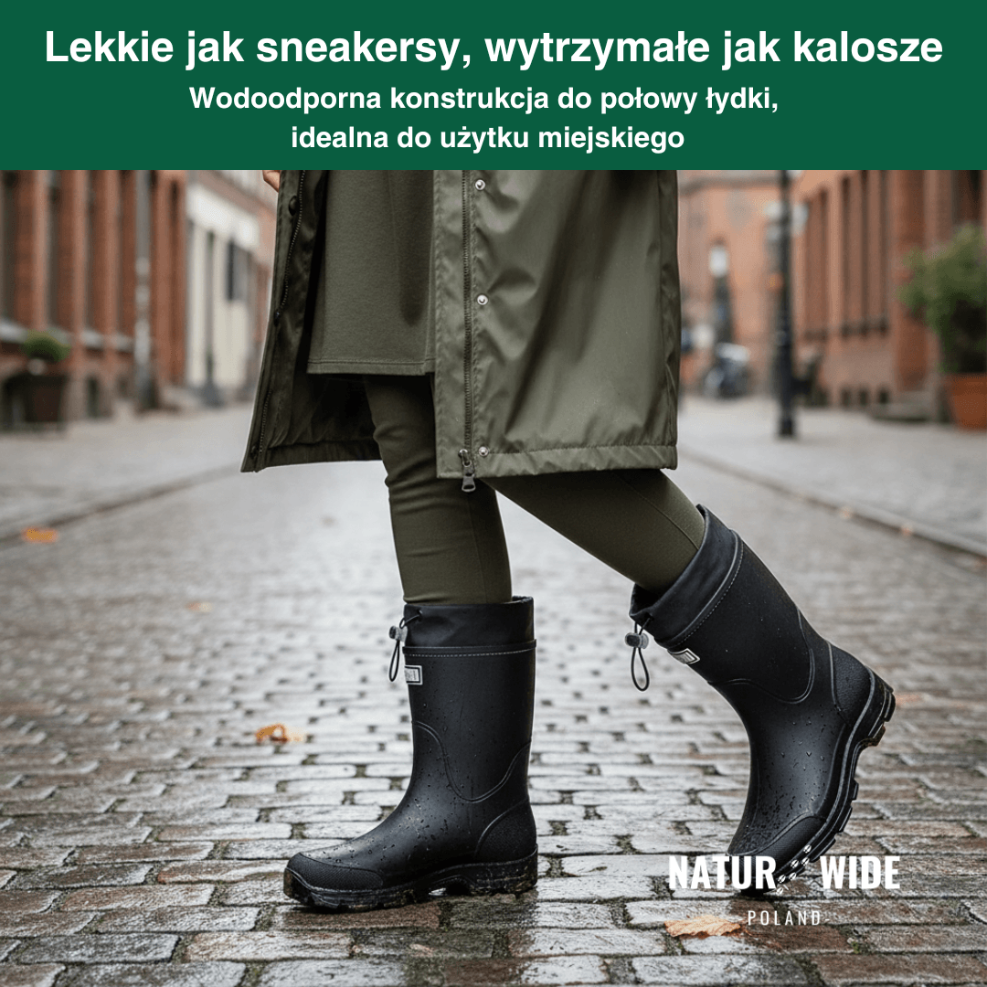 Uniwersalne Wodoodporne Buty Outdoor – Antypoślizgowe z Trwałego PVC