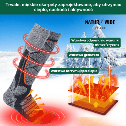 Podgrzewane skarpety – idealne na narty, outdoor i zimę