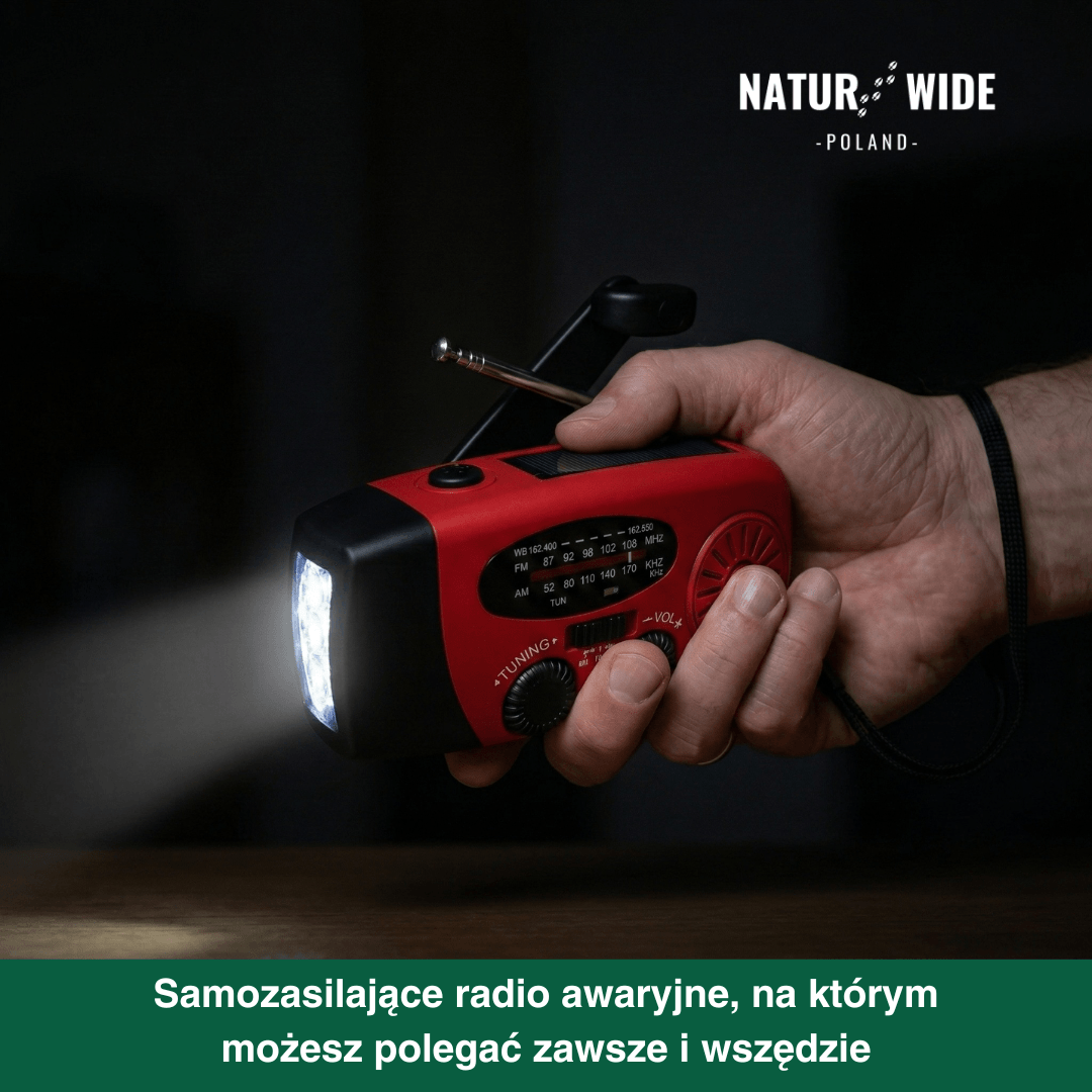 Wielofunkcyjne Radio Awaryjne – Solarne, Dynamo i Powerbank