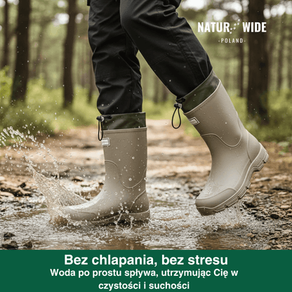 Uniwersalne Wodoodporne Buty Outdoor – Antypoślizgowe z Trwałego PVC