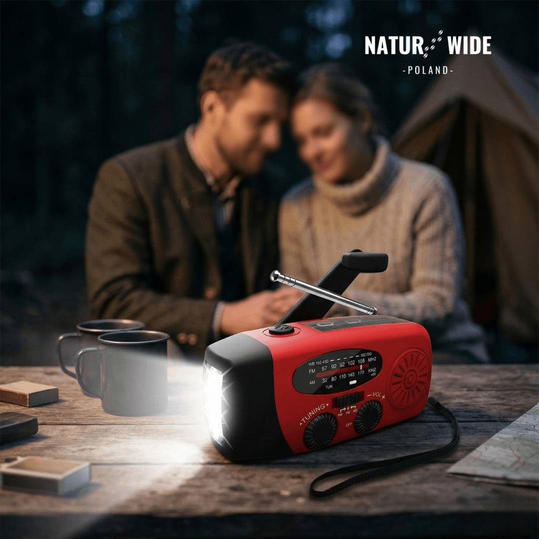 Wielofunkcyjne Radio Awaryjne – Solarne, Dynamo i Powerbank