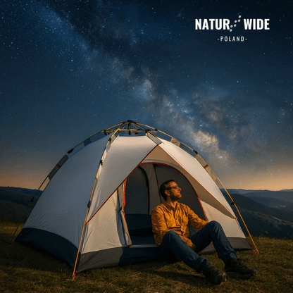 Namiot outdoor Naturwide – automatyczne rozkładanie w 3 sekundy