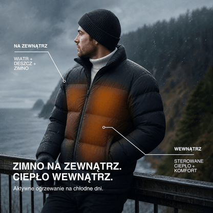 Beheizte zimowa kurtka – 6 stref grzewczych, wodoodporna i ekstra ciepła dla kobiet i mężczyzn