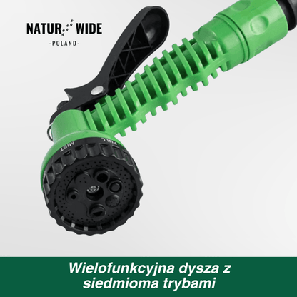 AquaFlex Pro – elastyczny wąż ogrodowy z 8 funkcjami natrysku