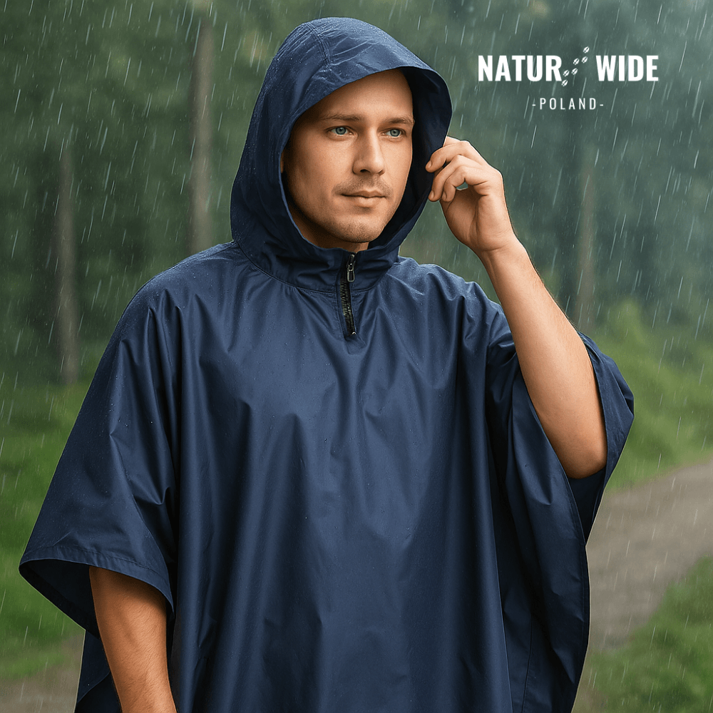 Wielofunkcyjne ponczo przeciwdeszczowe 3-w-1 – folia gruntowa i lekki namiot