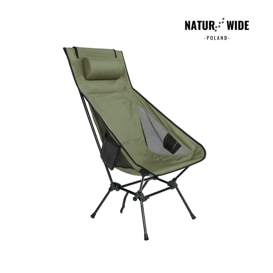 Składane krzesło kempingowe Naturwide – przenośne i wygodne