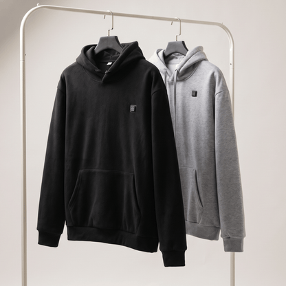 Podgrzewany Hoodie USB – Unisex Hoodie z Zamkiem