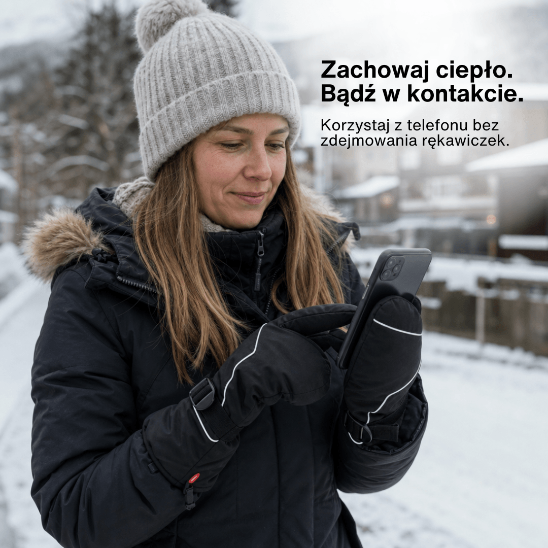 Naładowywalne Wodoodporne Elektryczne Podgrzewane Rękawice Zimowe