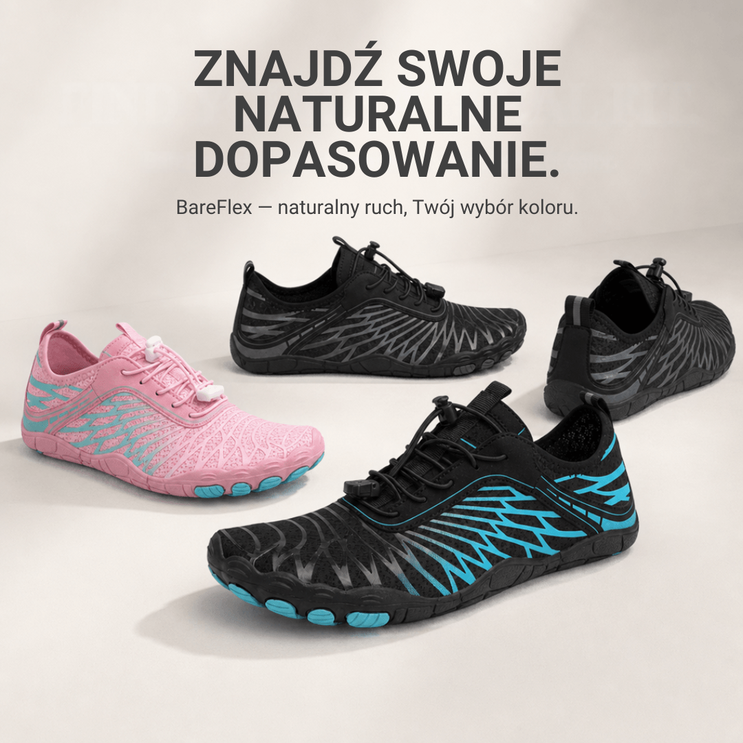 BareFlex – Buty Barefoot dla Zdrowego Chodzenia, Zatwierdzone przez Podologów (Unisex)