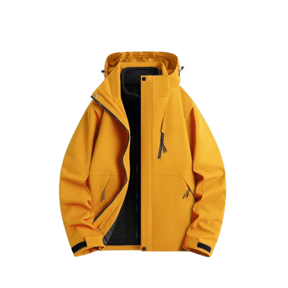 Damska wodoodporna kurtka przeciwdeszczowa 3-w-1