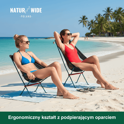 Naturwide składane krzesło kempingowe Pro – ultralekkie