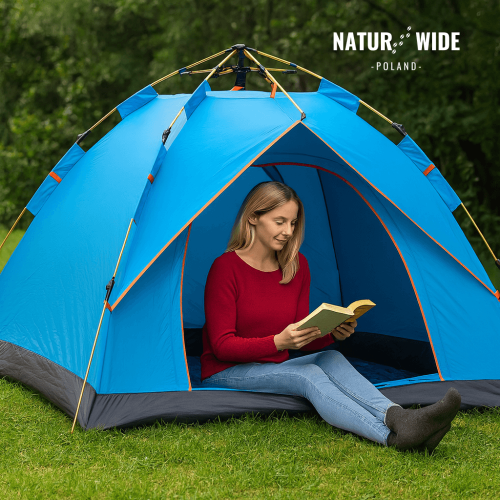 Namiot outdoor Naturwide – automatyczne rozkładanie w 3 sekundy