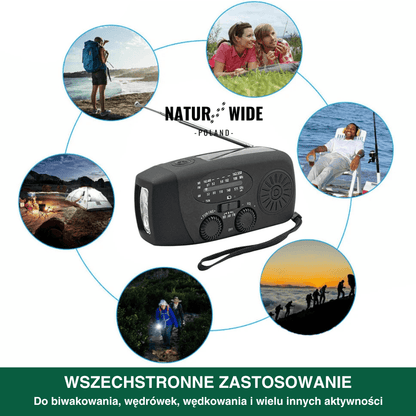 Wielofunkcyjne Radio Awaryjne – Solarne, Dynamo i Powerbank
