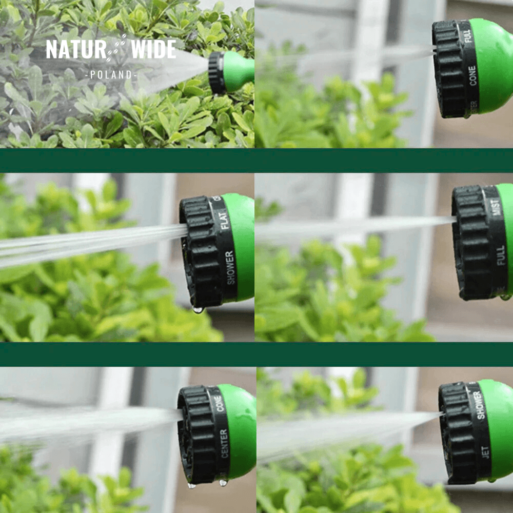 AquaFlex Pro – elastyczny wąż ogrodowy z 8 funkcjami natrysku