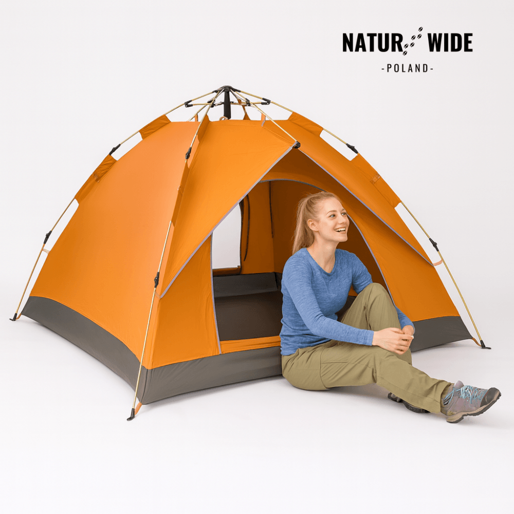 Namiot outdoor Naturwide – automatyczne rozkładanie w 3 sekundy