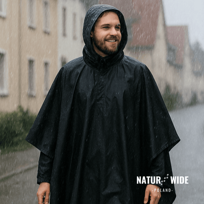 Wielofunkcyjne ponczo przeciwdeszczowe 3-w-1 – folia gruntowa i lekki namiot