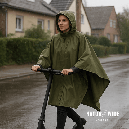 Wielofunkcyjne ponczo przeciwdeszczowe 3-w-1 – folia gruntowa i lekki namiot