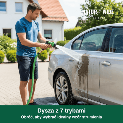 AquaFlex Pro – elastyczny wąż ogrodowy z 8 funkcjami natrysku