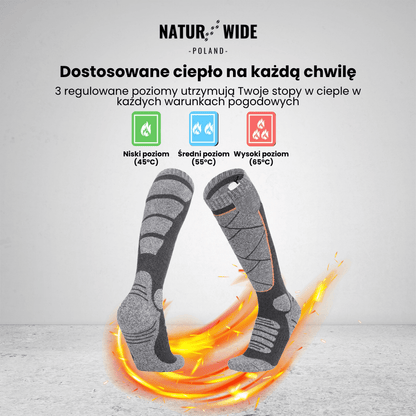 Podgrzewane skarpety – idealne na narty, outdoor i zimę