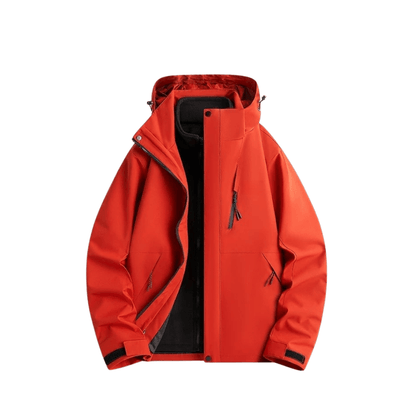 Damska wodoodporna kurtka przeciwdeszczowa 3-w-1