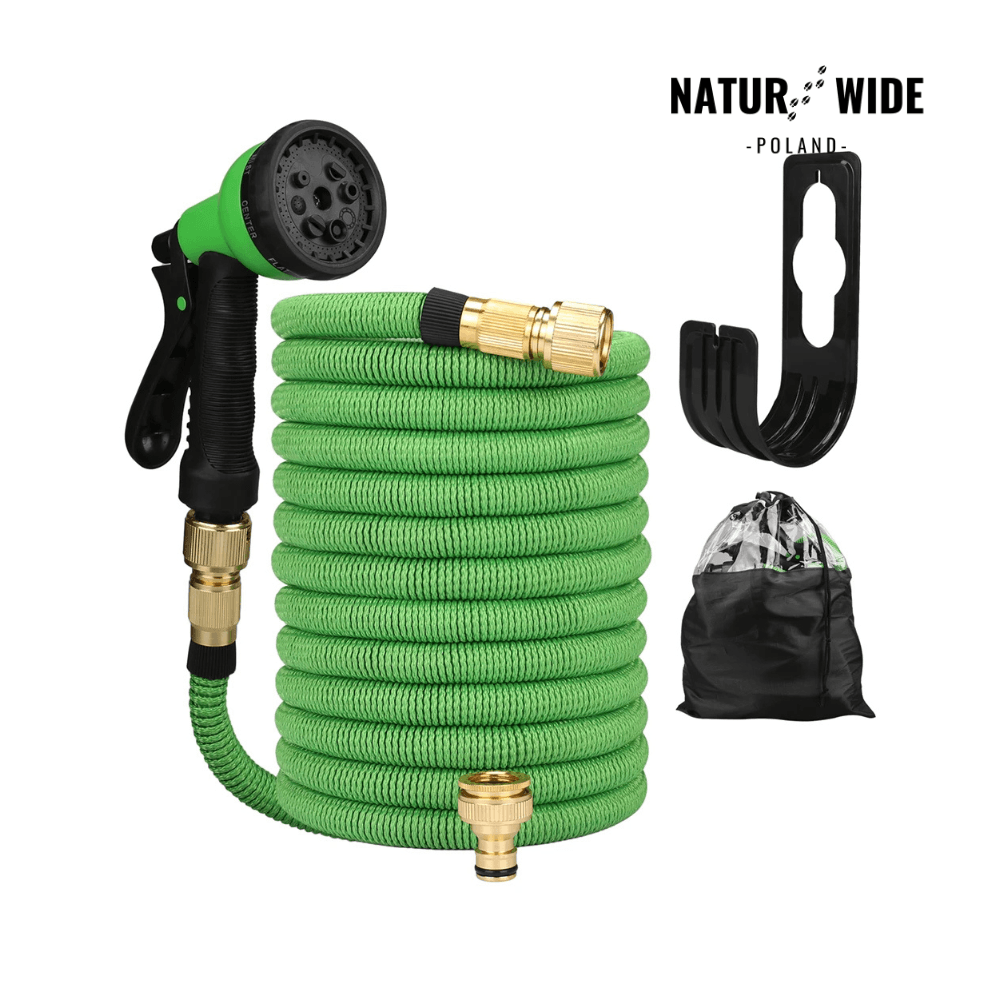 AquaFlex Pro – elastyczny wąż ogrodowy z 8 funkcjami natrysku