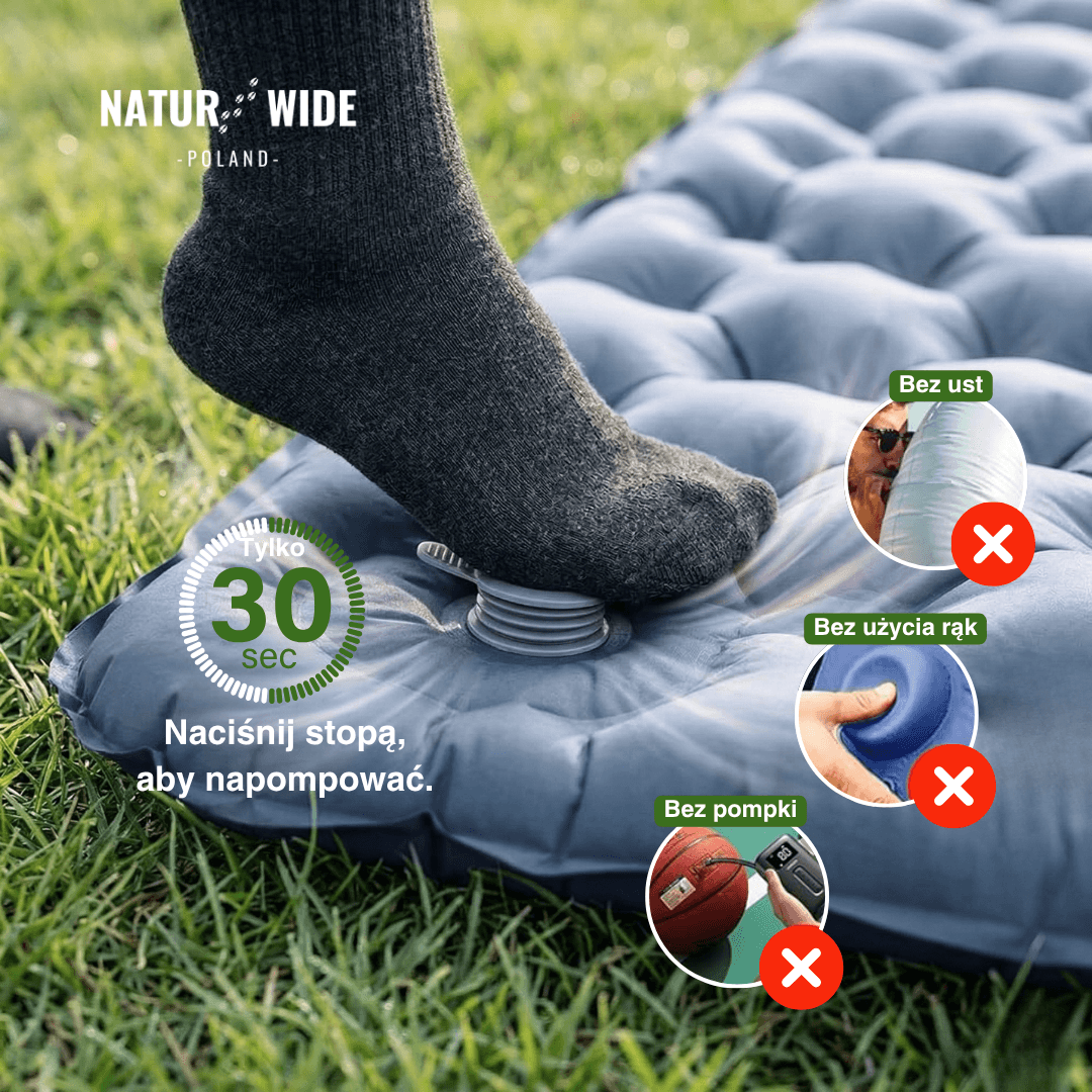 Ultralekki Materac Kempingowy – Kompaktowy i Idealny na Każdą Przygodę