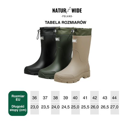 Uniwersalne Wodoodporne Buty Outdoor – Antypoślizgowe z Trwałego PVC