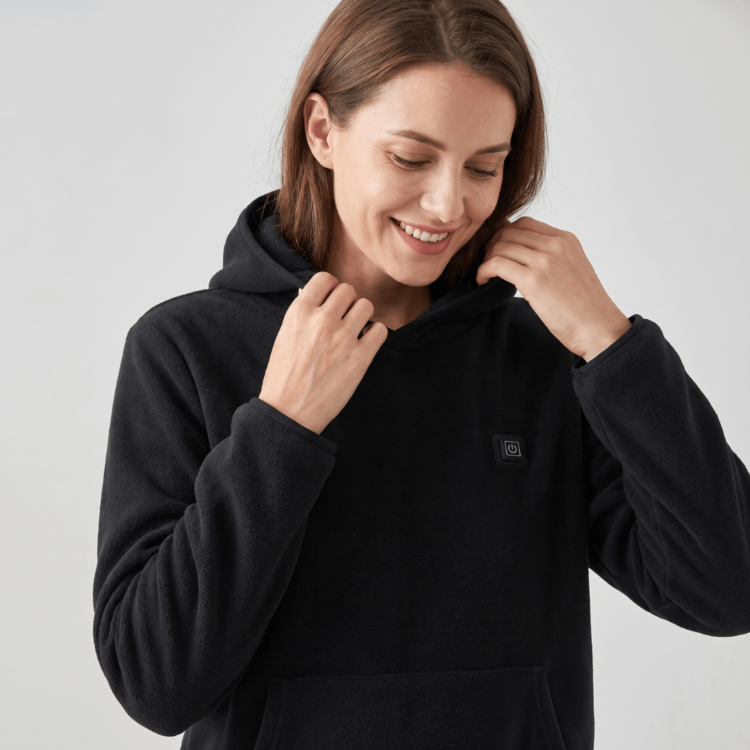 Podgrzewany Hoodie USB – Unisex Hoodie z Zamkiem